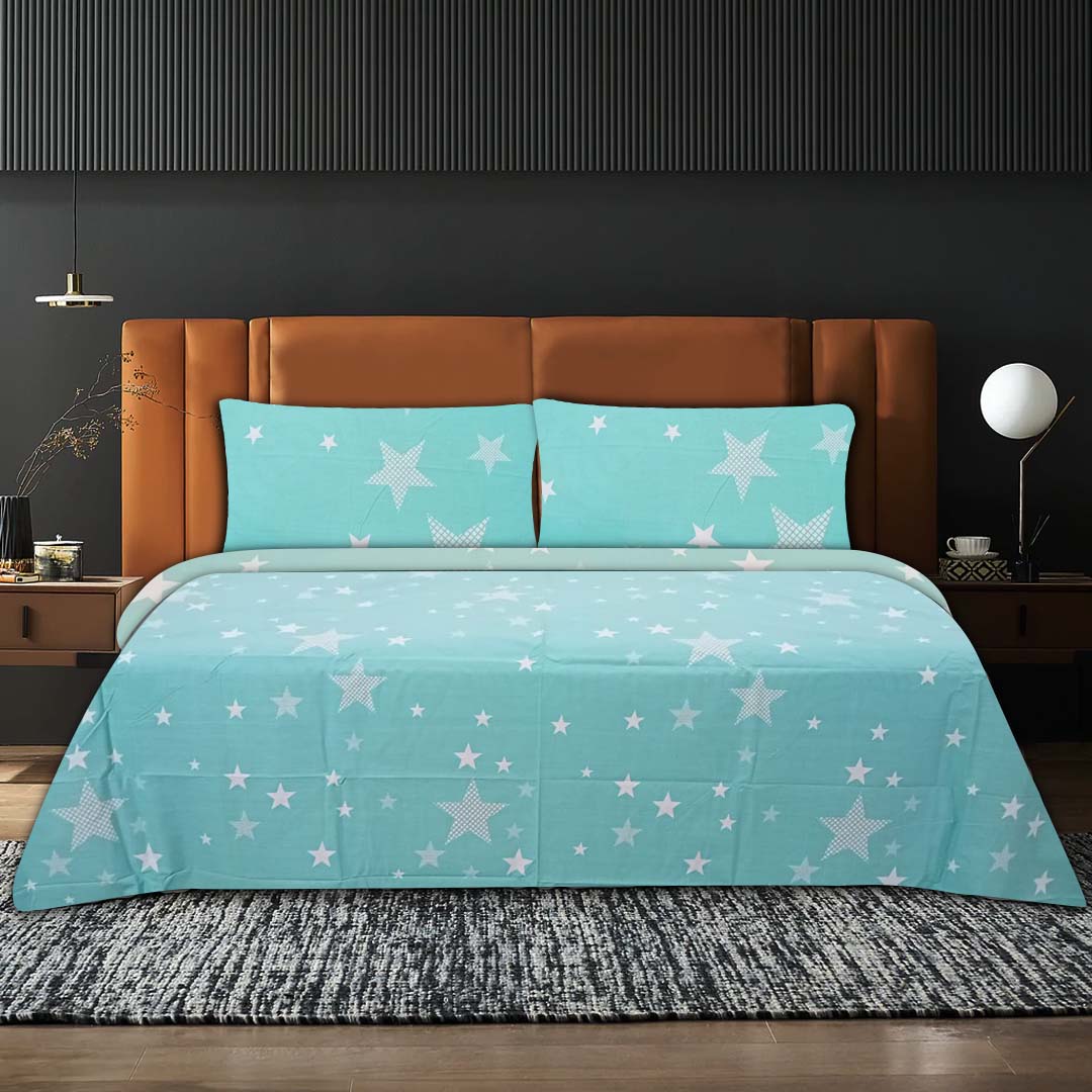 Star Green Bed Set