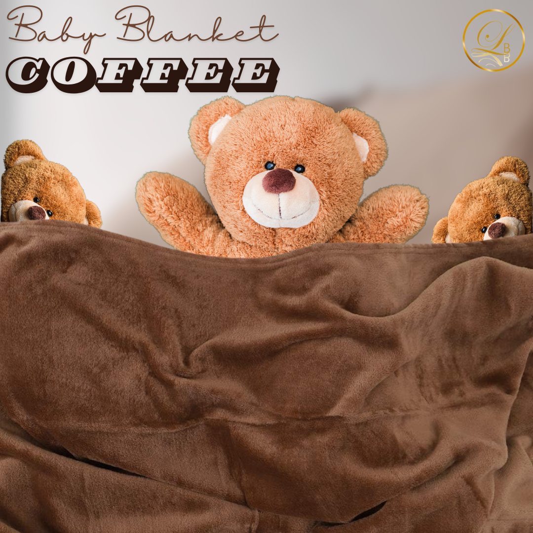 Baby Fleece Blanket Coffee