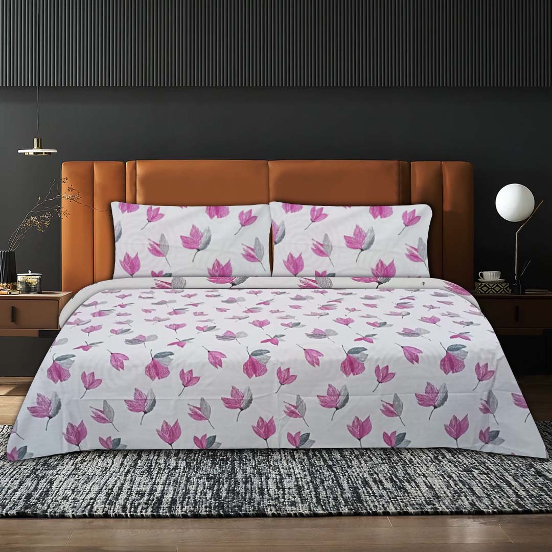 Blush Floral Bed Set