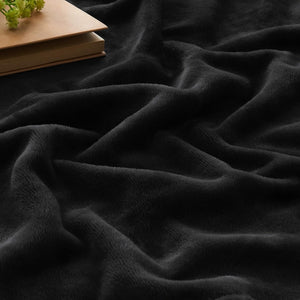 Black Fleece Baby Blanket