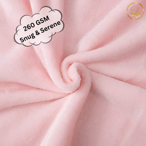 Pink Fleece Baby Blanket