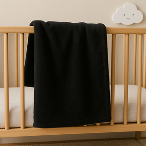 Black Fleece Baby Blanket