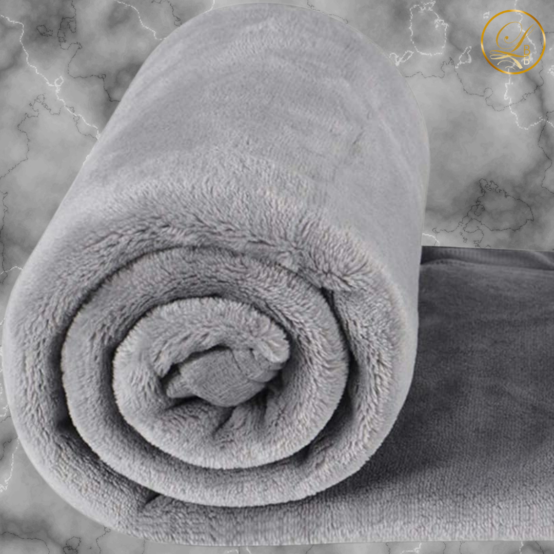 Baby Fleece Blanket Charcoal