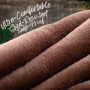 Coffee Fleece Baby Blanket