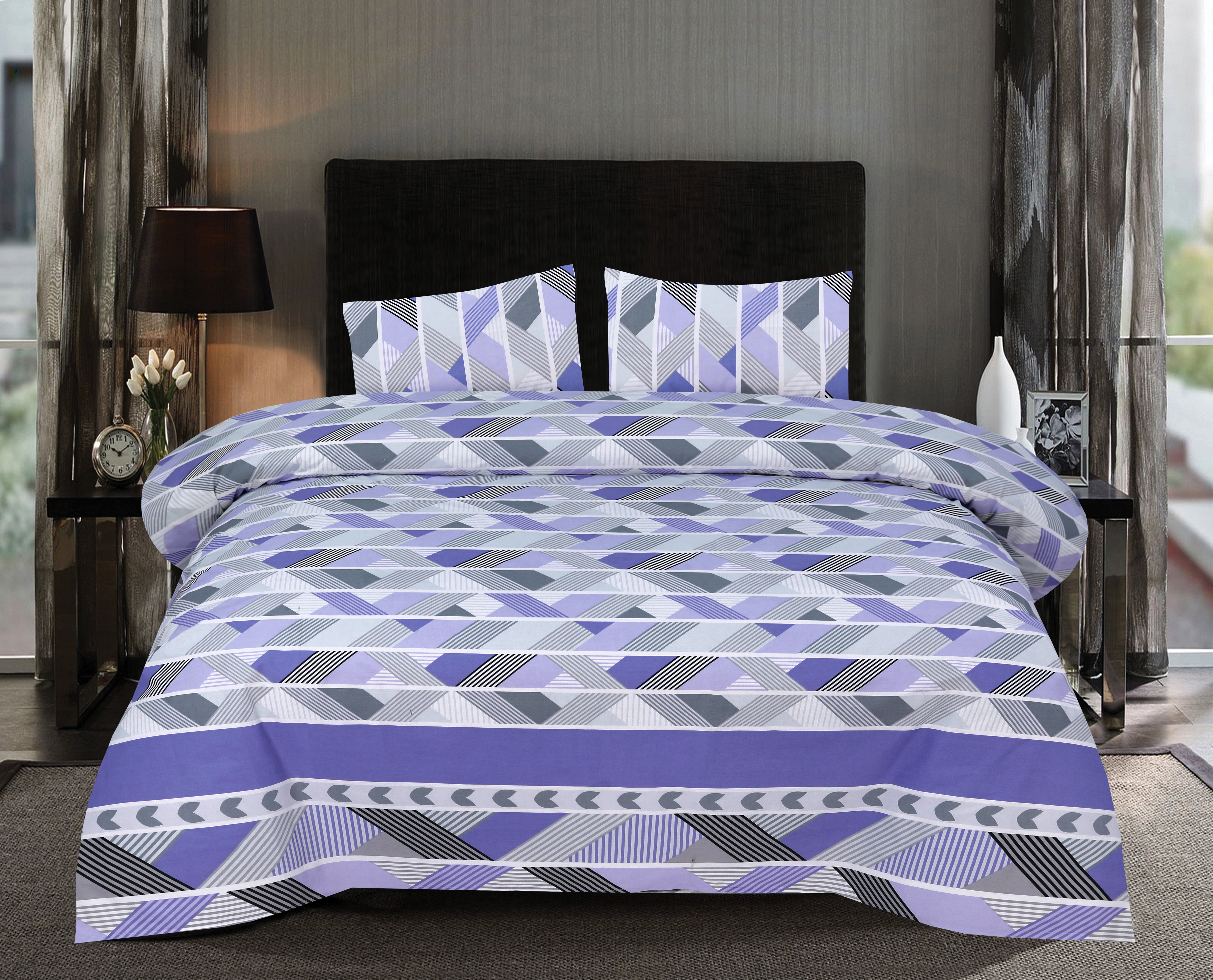 Diamond Patterned Bed Set