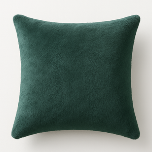 Forest Green Fleece Cushion