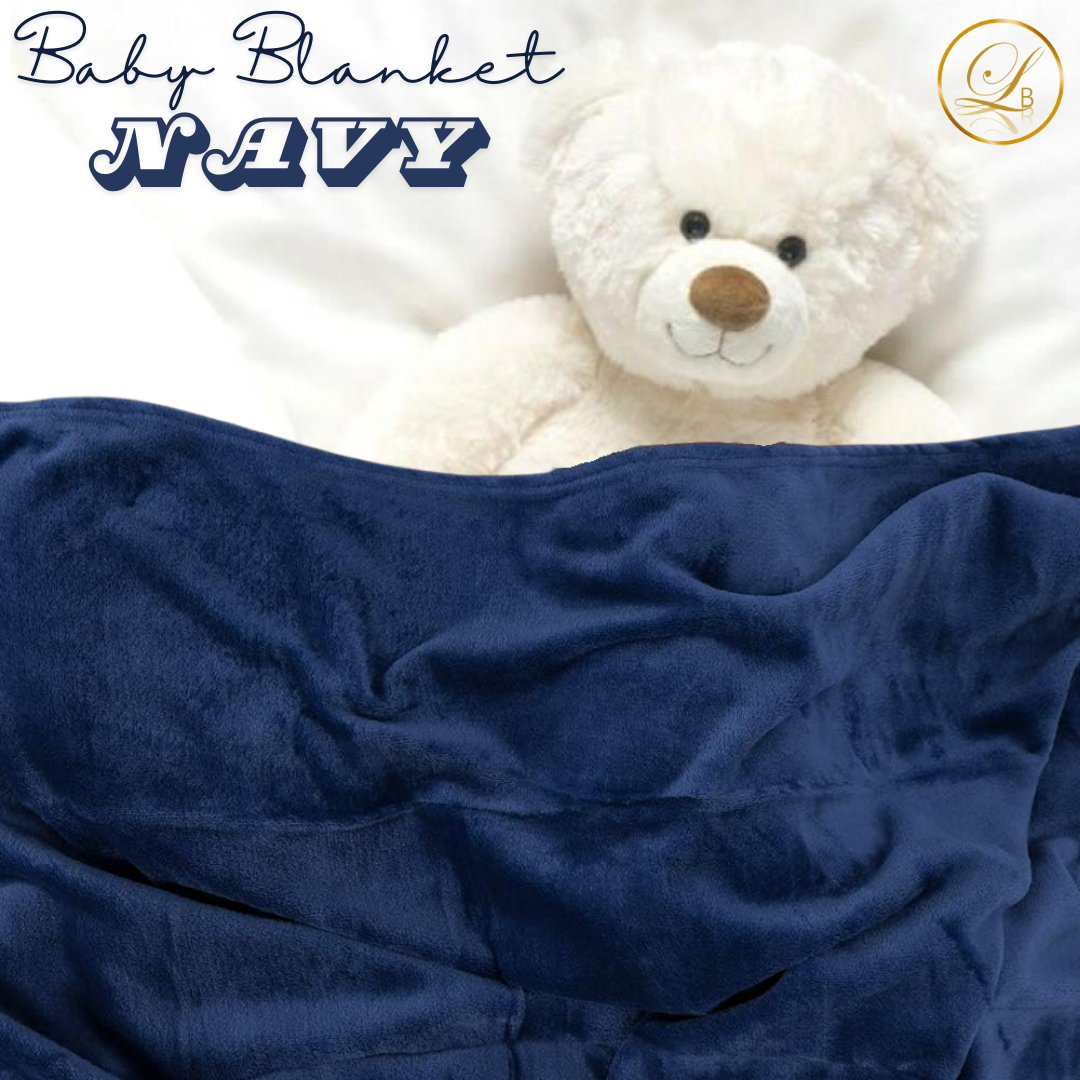 Baby Fleece Blanket Navy