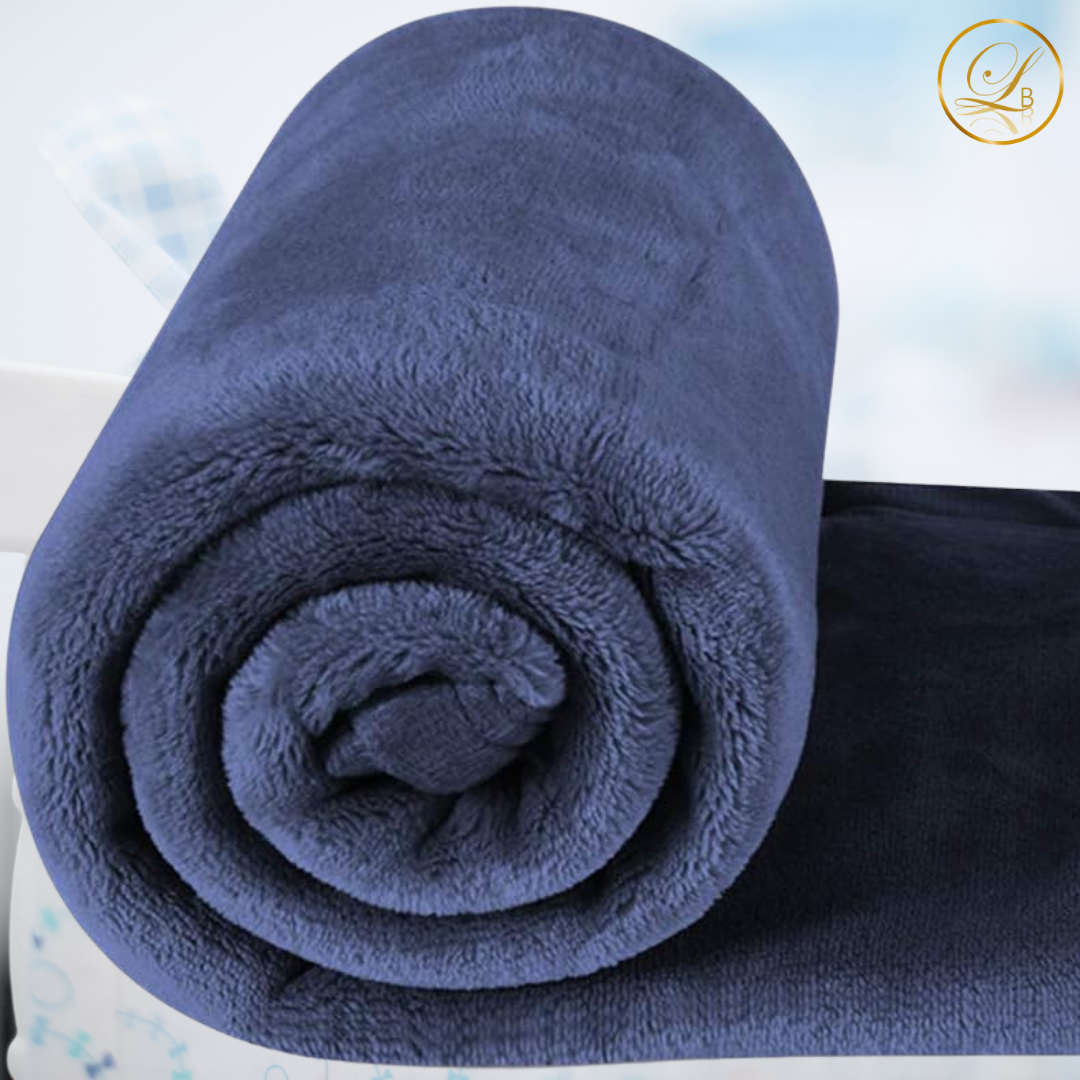 Baby Fleece Blanket Navy