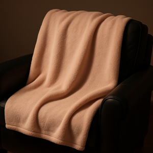Pink Fleece Blanket with Pillowcases