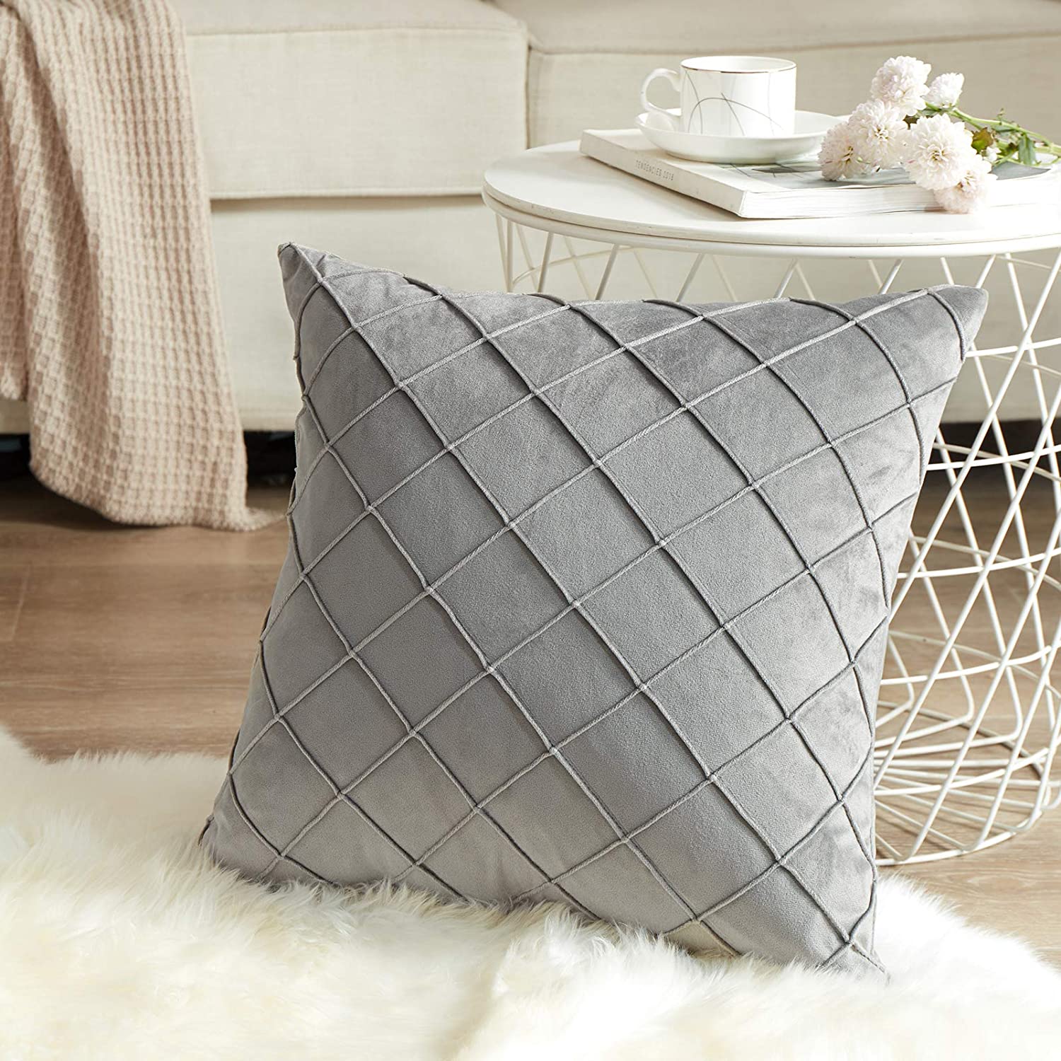 Velvet Decorative Throw Cushion Cover