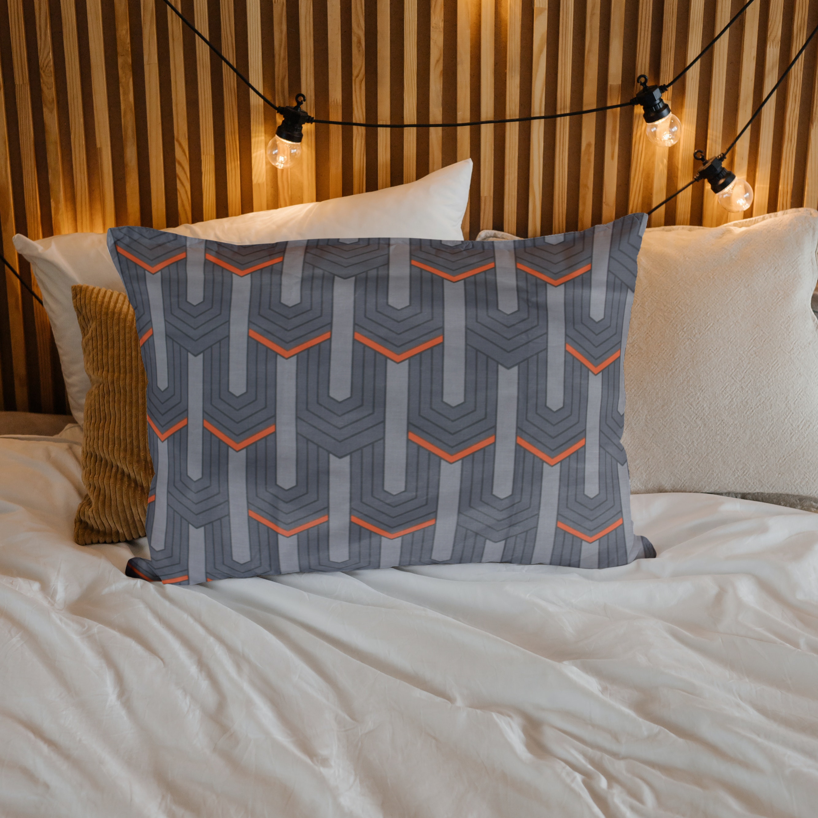 Downward Black Pillowcases