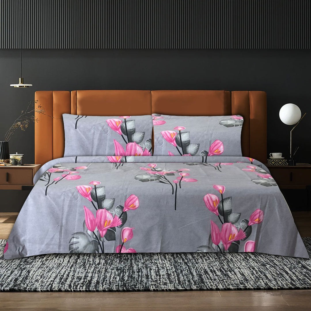 Tulips 7 Pcs Bridal Bedding Set